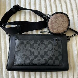 Coach Signature Leather Crossbody